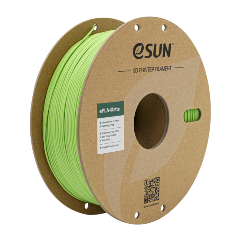 Філамент (пластик) для 3D принтера eSUN ePLA Matte 1кг, 1.75мм, зелений матча (ePLA-Matte-P175MAG1)